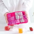 thumbnail image 3 of Ice Cube Mold Silicone Large Ice Cube Mold 15-Grid Mould Tray Maker Rectangle Kitchen Bar Tool, 3 of 7