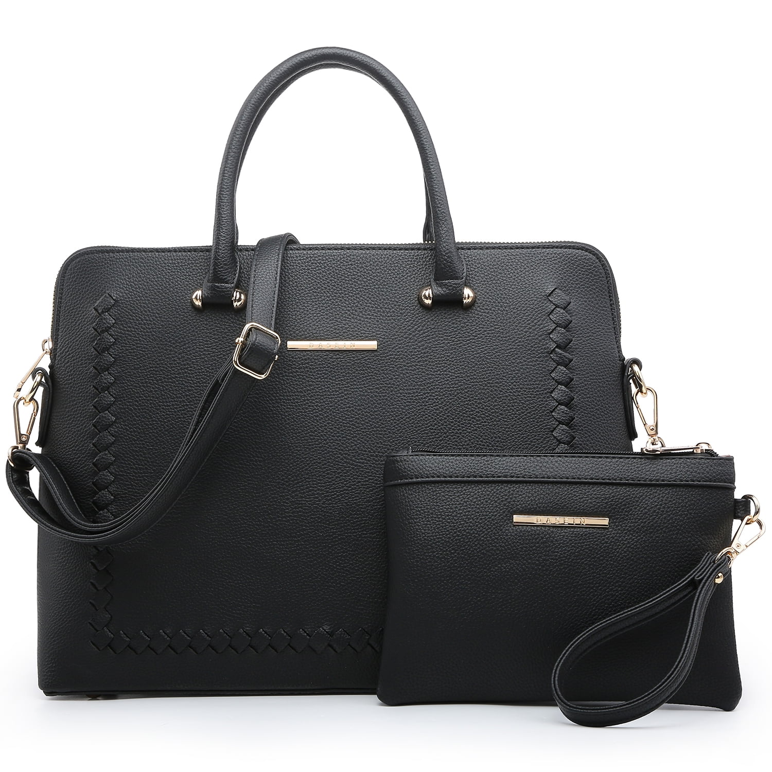 Dasein Women Handbags 2 Pcs Satchel Purse Top Handle Briefcase Work Bag ...