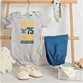 thumbnail image 3 of United State Navy Logo Semper Fortis Romper Boys or Girls Infant Baby Brisco Brands NB, 3 of 6