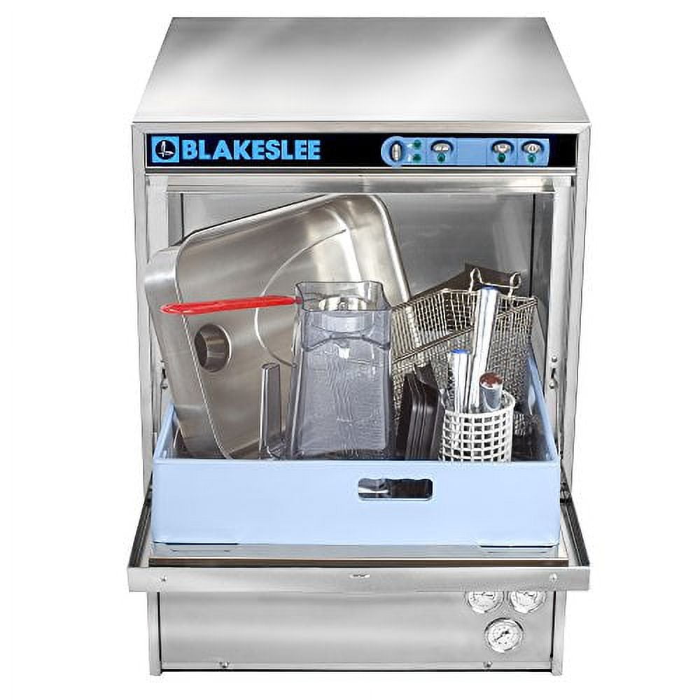 BLAKESLEE 30-Racks per Hour Stainless Undercounter Commercial Dishwasher