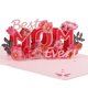 thumbnail image 3 of Tarjeta Felicitación Con Ramo Emergente 3D para El Día La Madre Regalo Papel para Mamá (la Mejor Mamá Los Tiempos), 3 of 9