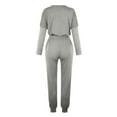 thumbnail image 5 of Moxiu Women 2 Piece Outfits Sweatsuit Christmas 2023 Lounge Sets for Women Two Piece Long Pants Outfit Lightweight Long Sleeve Crewneck Pullover Tops Long Pants Tracksuit, 5 of 5
