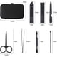thumbnail image 2 of Manicure Pedicure Kit, 7 Pcs Professional Nail Clipper Set, Stainless Steel Nail Scissors, with Travel Case, 2 of 5