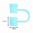thumbnail image 2 of 5PCS Silicone Straw Covers,Soft Silicone Straw Caps for 6-8mm Straws ,Dust-proof Reusable Drinking Straw Toppers.（Mix2), 2 of 10