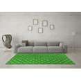thumbnail image 3 of Ahgly Company Indoor Round Trellis Green Modern Area Rugs, 8' Round, 3 of 4
