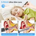 thumbnail image 4 of Ear Wax Remover Camera, Ear Cleaner Wireless Otoscope 1296P FHD, 3.9mm Lens, 6 LED Lights, IP67 Waterproof Endoscope for iPhone Android Smart Phones, with 4 Ear Spoons and 8Pcs Earwax Removal Kit, 4 of 7