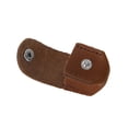 thumbnail image 4 of jinwen Support de Queue de Billard en Cuir Souple Marron avec Presse-Craie, 4 of 7