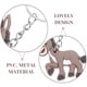 thumbnail image 3 of 12 llaveros con colgantes de animales de la selva, llaveros decorativos con forma de burro., 3 of 8