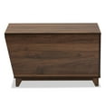 thumbnail image 3 of Baxton Studio Eckhart Modern and Contemporary Walnut Brown Finished Wood Cat Litter Box Cover House, 3 of 10