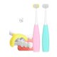 thumbnail image 2 of Cepillo De Dientes Eléctrico Sónico Para Niños, Cepillo De Limpieza De Dientes En Forma De U Ultrasónico 3D Recargable Por Usb Para Niños Cateissary HA025074-02, 2 of 7