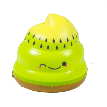 Crazy Panda - Puni Maru Mini Crazy Poo Squishy Series 2 - Kiwi