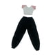 thumbnail image 5 of Ropa figura femenina escala 1/6 Hugo hecha a mano manga corta pantalones miniatura informal accesorios figura acción 12 Rosa, 5 of 9