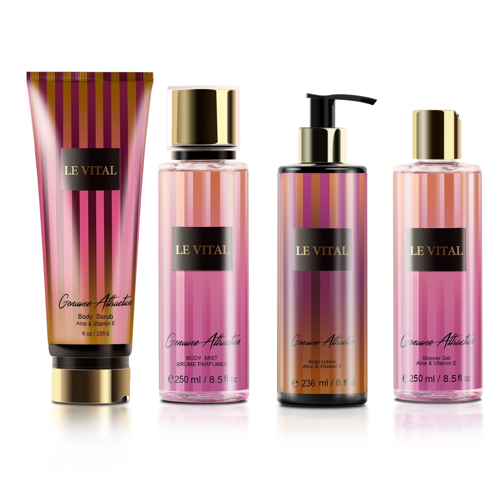 Le Vital Luxurious Bath and Body Wash Set, 8 fl oz