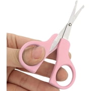 Baby Nail Kit 4-in-1 Baby Nail Care Tool Set Safe Baby Manicure Set Includes Baby Nail Clippers, Scissor, Nail File and Tweezer Baby Grooming Kit for Newborn Infant Toddler (Pink)