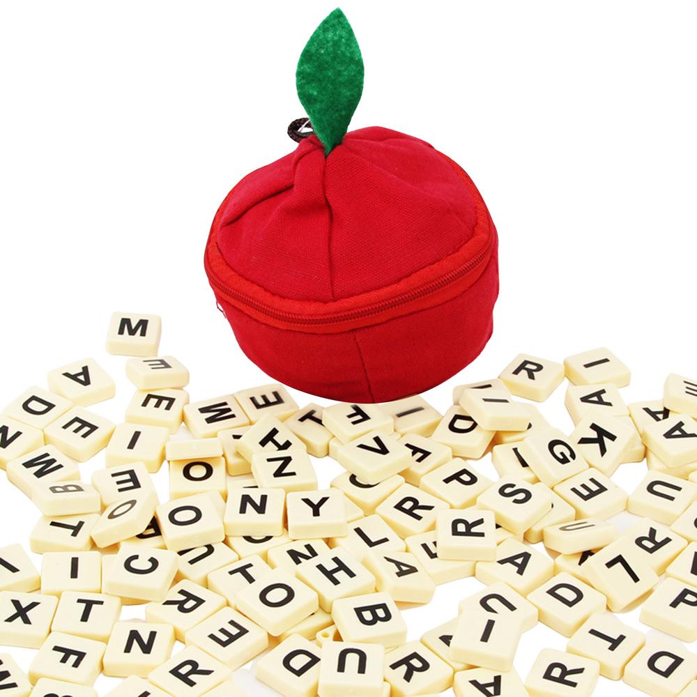 Letter Tiles,FruitShape Case,Language Learning Educational Toys