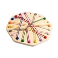 thumbnail image 4 of Juguete de desafío de rompecabezas de cuerda, juego de mesa de estrategia de cuerda giratoria, juego de desatar cuerdas, juguete Octaedro, 4 of 9