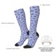 thumbnail image 4 of Balery Blue And White Flowers Calcetines novedosos Calcetines deportivos Calcetines hasta la rodilla Calcetines de algodón Calcetines originales y geniales, 4 of 6