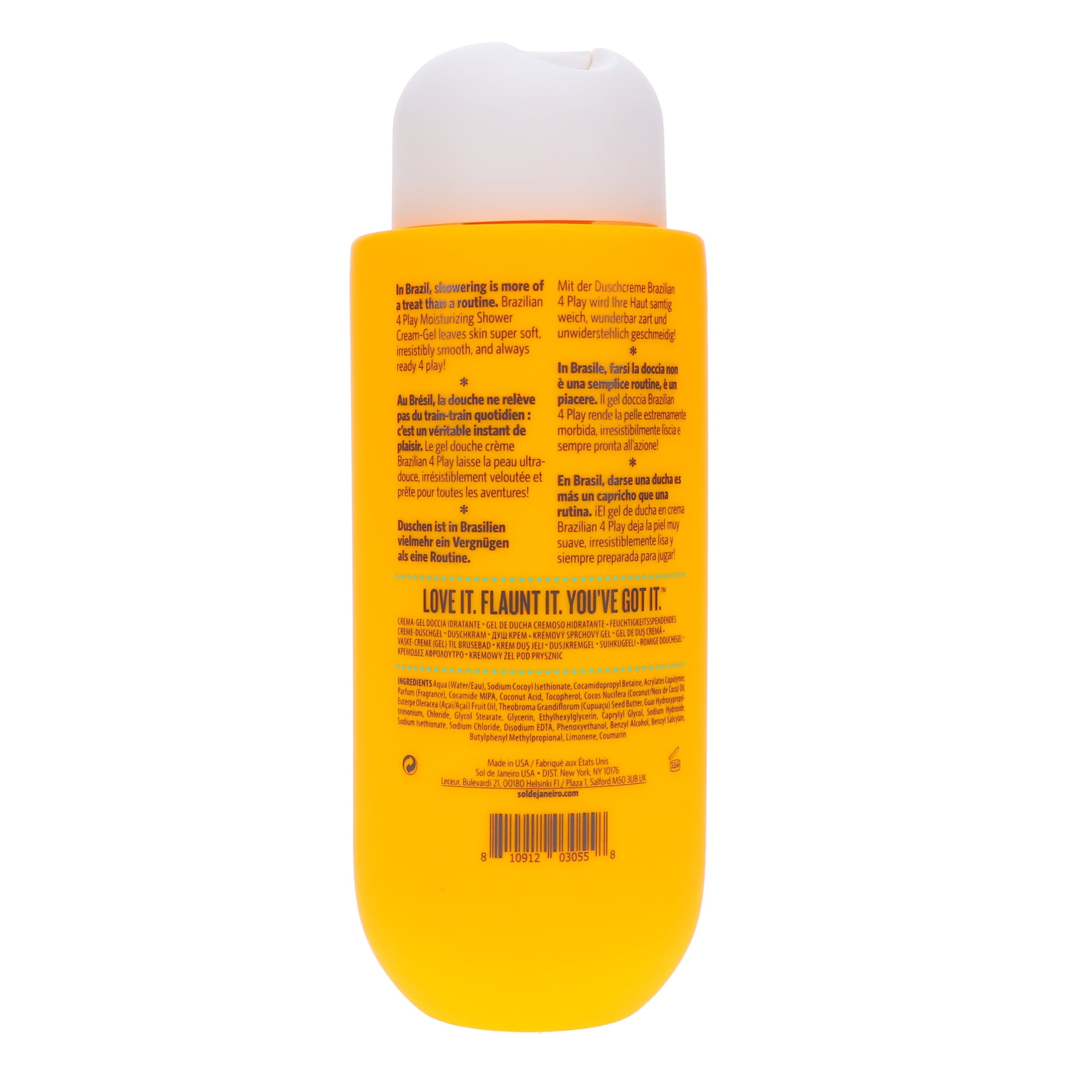 Brazilian 4 Play Moisturizing Shower Cream-Gel - Sol de Janeiro