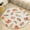 style-4, variant on Autumn Harvest Maple Leaves Thanksgiving Round Rugs -Washable Non-Slip Small Round Area Rug Throw Soft Circle Rugs for Bedroom, Modern Print Indoor Carpet for Entryway Sofa Living Room