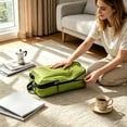 thumbnail image 6 of Tarmeek Large Compression Packing Cube L Size 15.35x11.42in Waterproof Nylon Travel Organizer Space Saving Luggage Organizer Bag for Clothes Jackets Towels No Pump Needed Manual Compression, 6 of 7