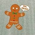 thumbnail image 3 of CafePress - Oh Snap Gingerbread Man - Women's Nightshirt, 3 of 4