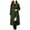 Green, variant on Aayomet Womens Winter Coats Women's Winter Long Down Coat Double Snap Puffer Jacket with Big Pockets,Black L