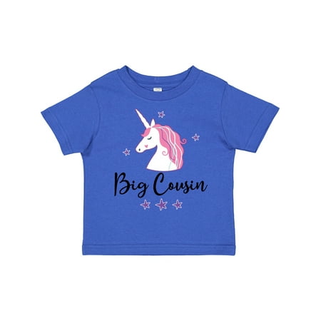 

Inktastic Big Cousin Unicorn Announcement Gift Toddler Toddler Girl T-Shirt