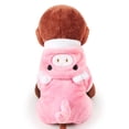 thumbnail image 2 of EeaseMX Ropa divertida para mascotas, perros, gatos, para la Navidad de Halloween Viste a Cosplay Pink Pig - Tamaño XS, 2 of 7