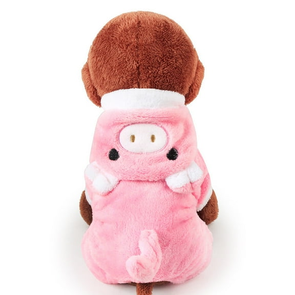 Raindrops Dog Costume Plush Fabric Animal Outfit for Small Cats and Dogs Pet Apparel