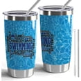 thumbnail image 2 of Friendship Gift Best Friends 20oz Stainless Steel Tumbler with Lid and Straw Side By Side Or Miles Apart Best Friends Will Always Be Connected Bby Heart (Friends-Side by Side), 2 of 6