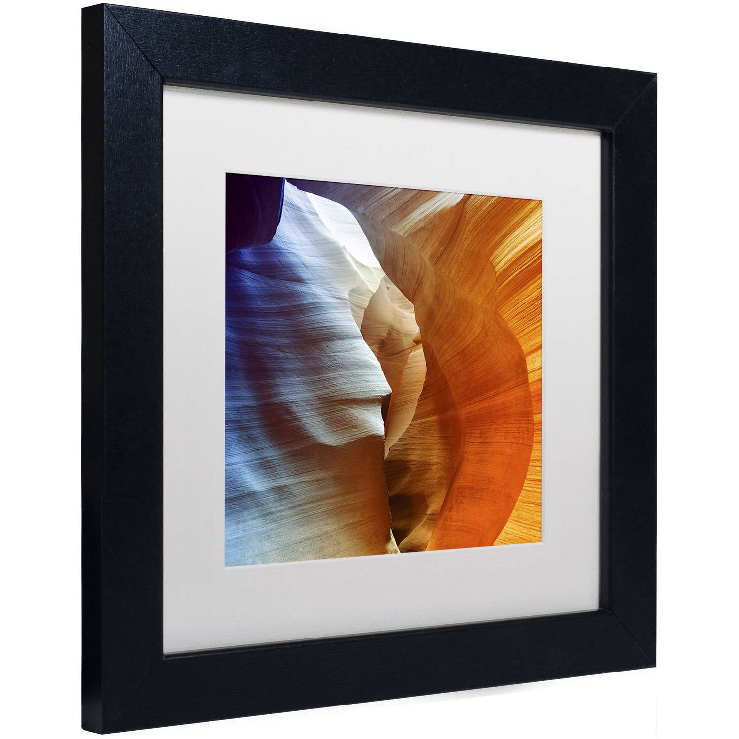 Trademark Fine Art "Antelope Canyon" Canvas Art by Philippe Hugonnard, White Matte, Black Frame