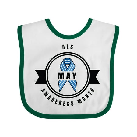 

Inktastic ALS Awareness Month May Gift Baby Boy or Baby Girl Bib
