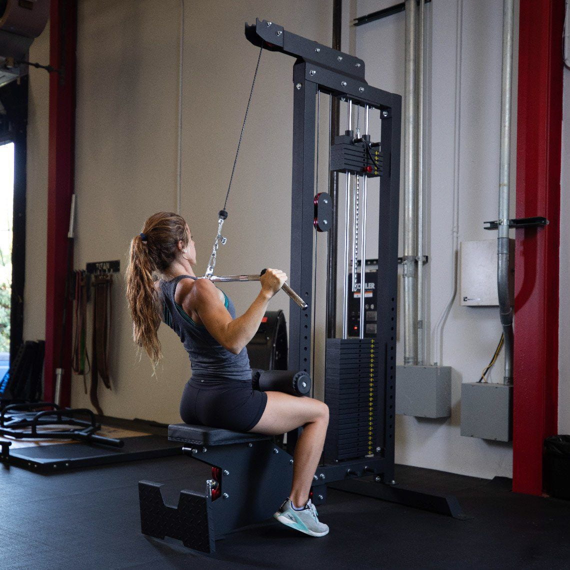 Titan fitness lat tower cable pulley machine 10 sale