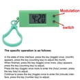 thumbnail image 4 of Keychain Digital Watch for Kids, Mini LCD Display, Perfect for School and Travel, 4 of 5