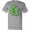 AC-Heather Grey, variant on Inktastic Mental Health Awareness Green Sunflower Ribbon T-Shirt