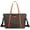 Coffee, variant on Casual Crossbody Bag for Women Waterproof Shoulder Bag Large Capacity Handbag Top Handle Tote Bag Casual Purse