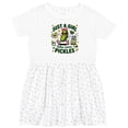 thumbnail image 3 of Inktastic Just a Girl Who Loves Pickles Girls Toddler Dress, 3 of 5