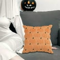 thumbnail image 2 of XINGXIANG Halloween Pumpkin Pillow Cover - 17.7x17.7 Inch Embroidered Fall Cushion Cover with Zipper for Sofa Bed Deco, 2 of 5
