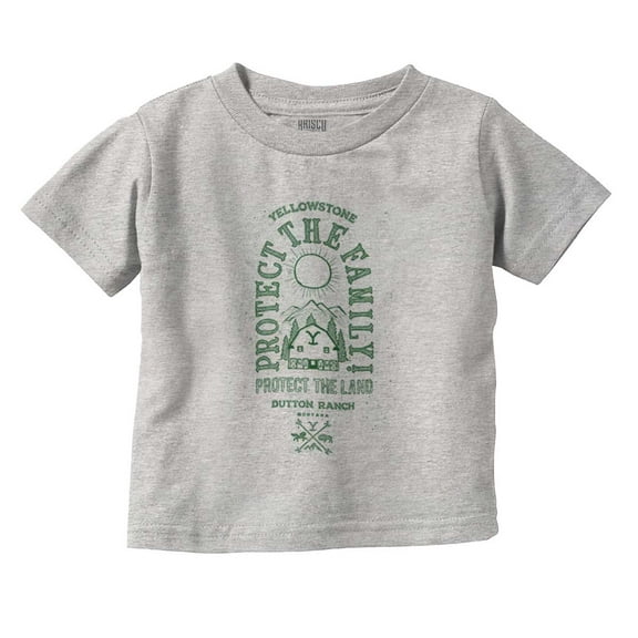 Yellowstone Protect the Family Barn Toddler Boy Girl T Shirt Infant Toddler Brisco Brands 6M