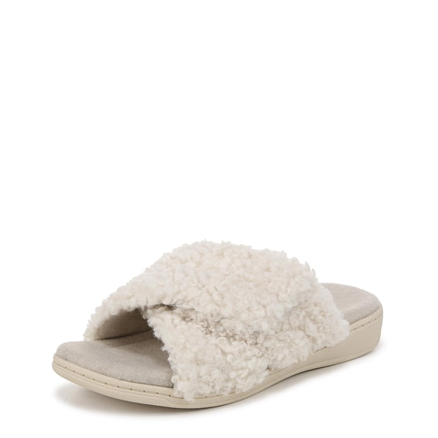 Pantuflas Mary Jane Relax II para Mujer Vionic Color Crema Talla 9