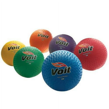 Voit® 10" Playground Balls, Rainbow Pack of 6