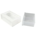 thumbnail image 4 of Storage Drawer PP Tabletop Storage Box Transparent Drawer Socks Clothes Holder for Home Bedroom, 4 of 13