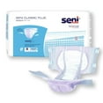 thumbnail image 5 of Seni Classic Plus Adult Incontinence Brief Regular Moderate Absorbency Breathable, S-RE25-BC2, Moderate to Heavy, 100 Ct, 5 of 9