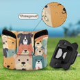 thumbnail image 6 of Haosy Colorful Cute Dogs Face Golf Mallet Putter Cover Strong Magnetic Leather Golf Club Headcover Closure, 6 of 7