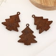 thumbnail image 4 of CuiLiyq 10 Pcs Christmas Tree Ornament Set, Metal Rusty Tree Pendant for DIY Crafts, Vintage Farmhouse Home Door Wall Decor, 4 of 6