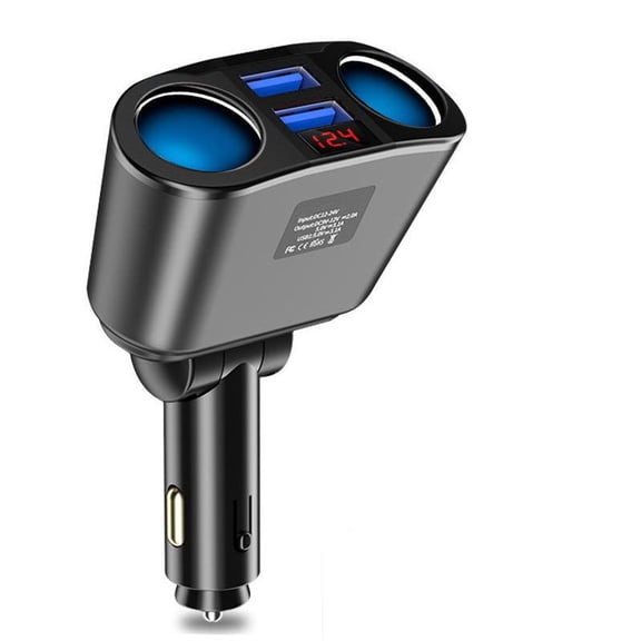ROVTECT A Car Charger Adapter With Led Indicator Lights, Compatible With All Car Models.