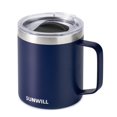 thumbnail image 1 of Taza de café SUNWILL de acero inoxidable con aislamiento al vacío de 400 ml, 1 of 7