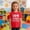 Red, variant on Cethrio Girls T Shirts, Short Sleeve Crew Neck Cotton Graphic Tees Summer Tops Pink Size 7-8 T