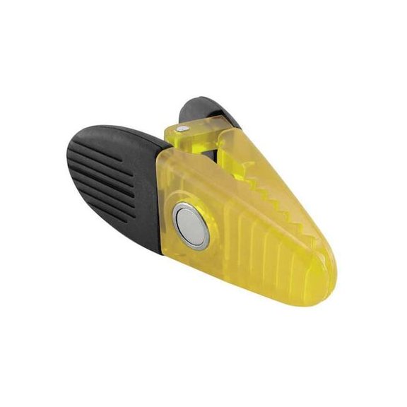 Master Magnetics Magnetic Plastic Clips,Yellow,PK2 7521