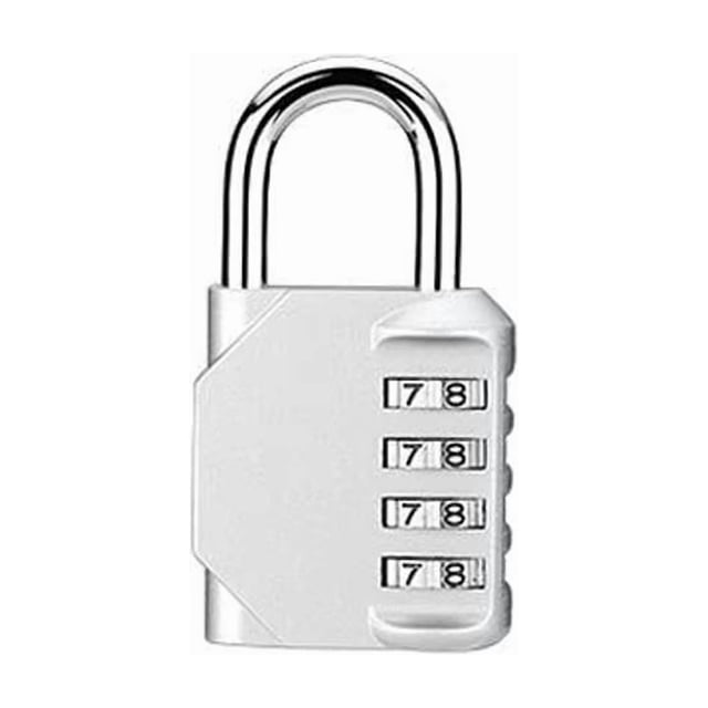 4-Digit Waterproof Padlock for Outdoor Applications